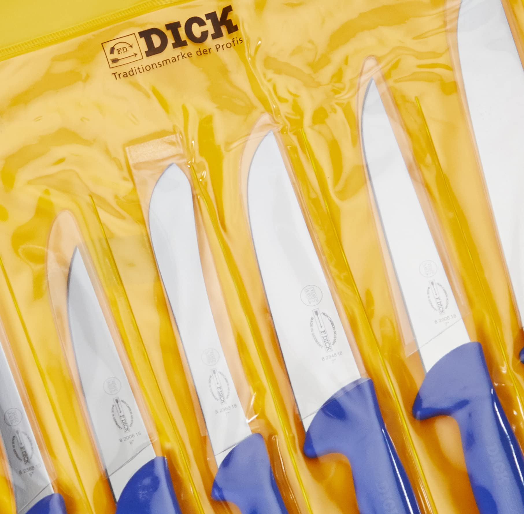 F. DICK Zestaw noży ErgoGrip 6-częściowy (nóż blokowy 18, 23 cm